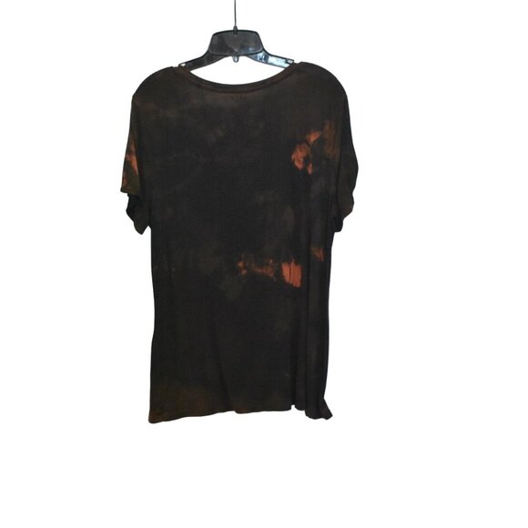 Women's Apt 9 Super soft Loose Fit Bleach Dye T-shirt Size XL - Picture 2 of 4